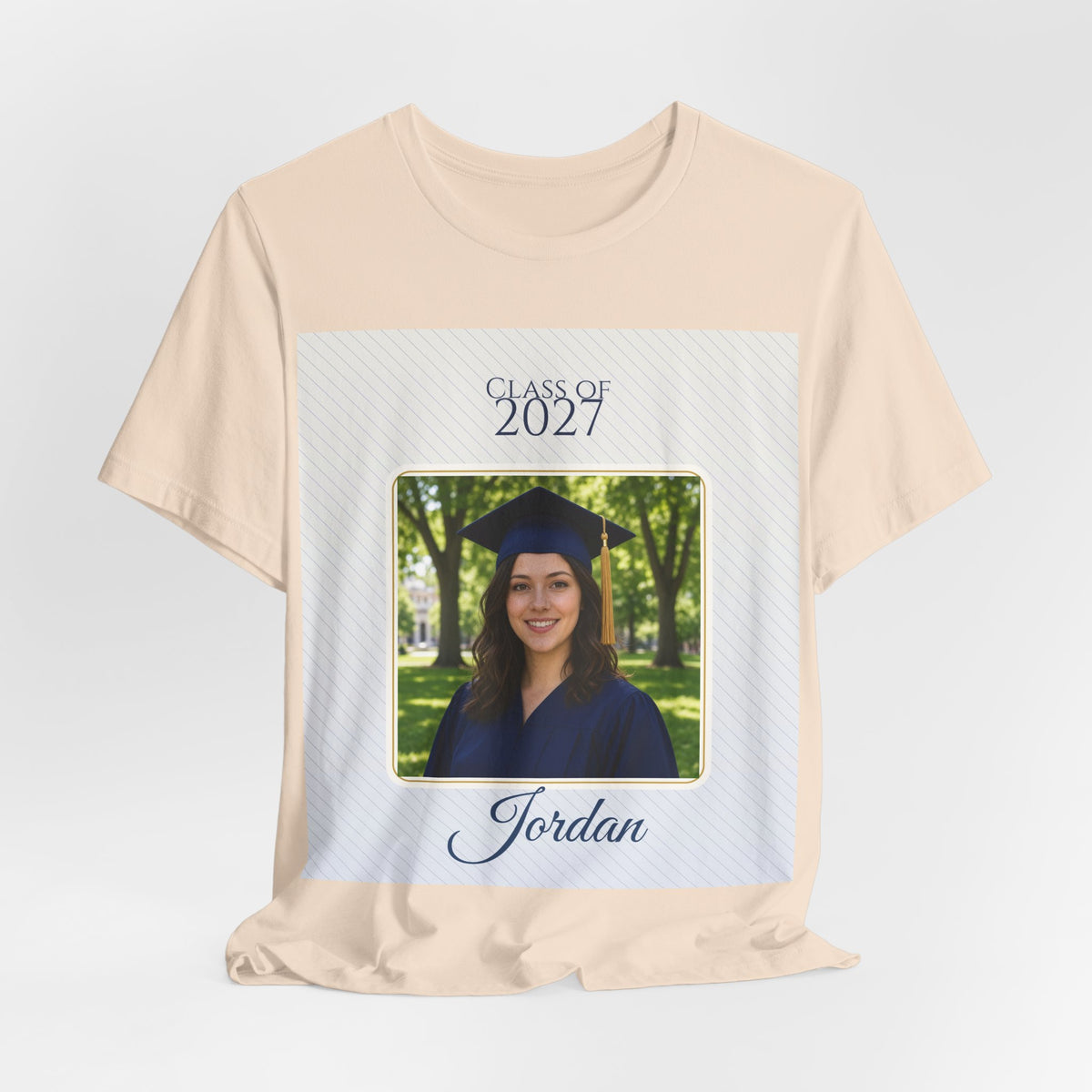 Class of 2027 Personalized Photo Tee – Custom Graduation Gift Shirt