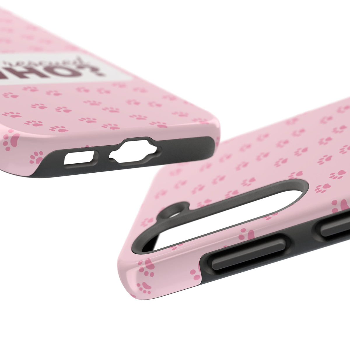 Who Rescued Who Phone Case — Funny Dog Mom Tough Case
