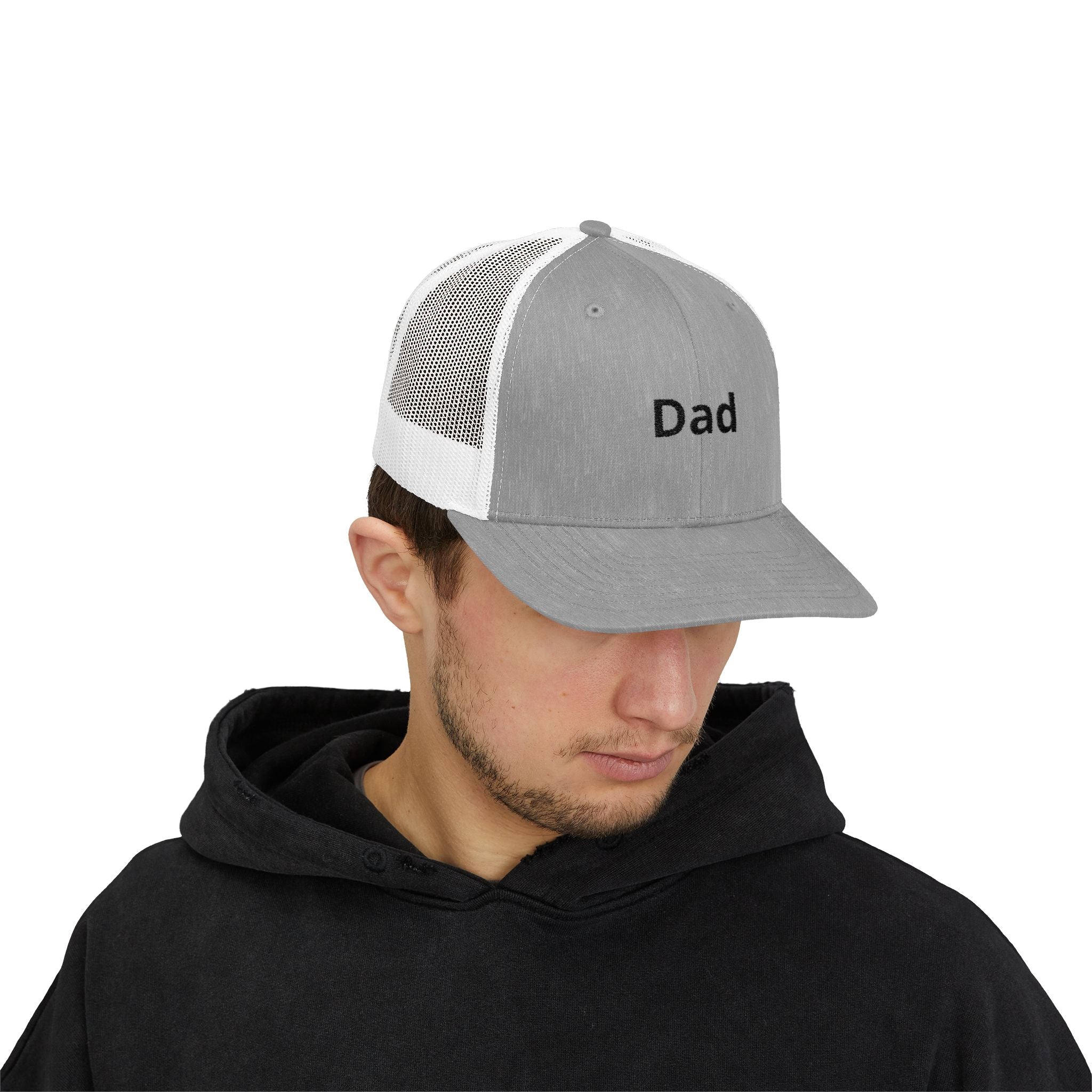 Mom Snapback Trucker Cap — Minimal Embroidered Mom Hat, Mother’s Day Gift