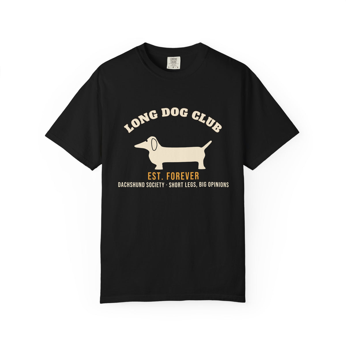 Long Dog Club Shirt — Retro Dachshund Mom & Dad Tee