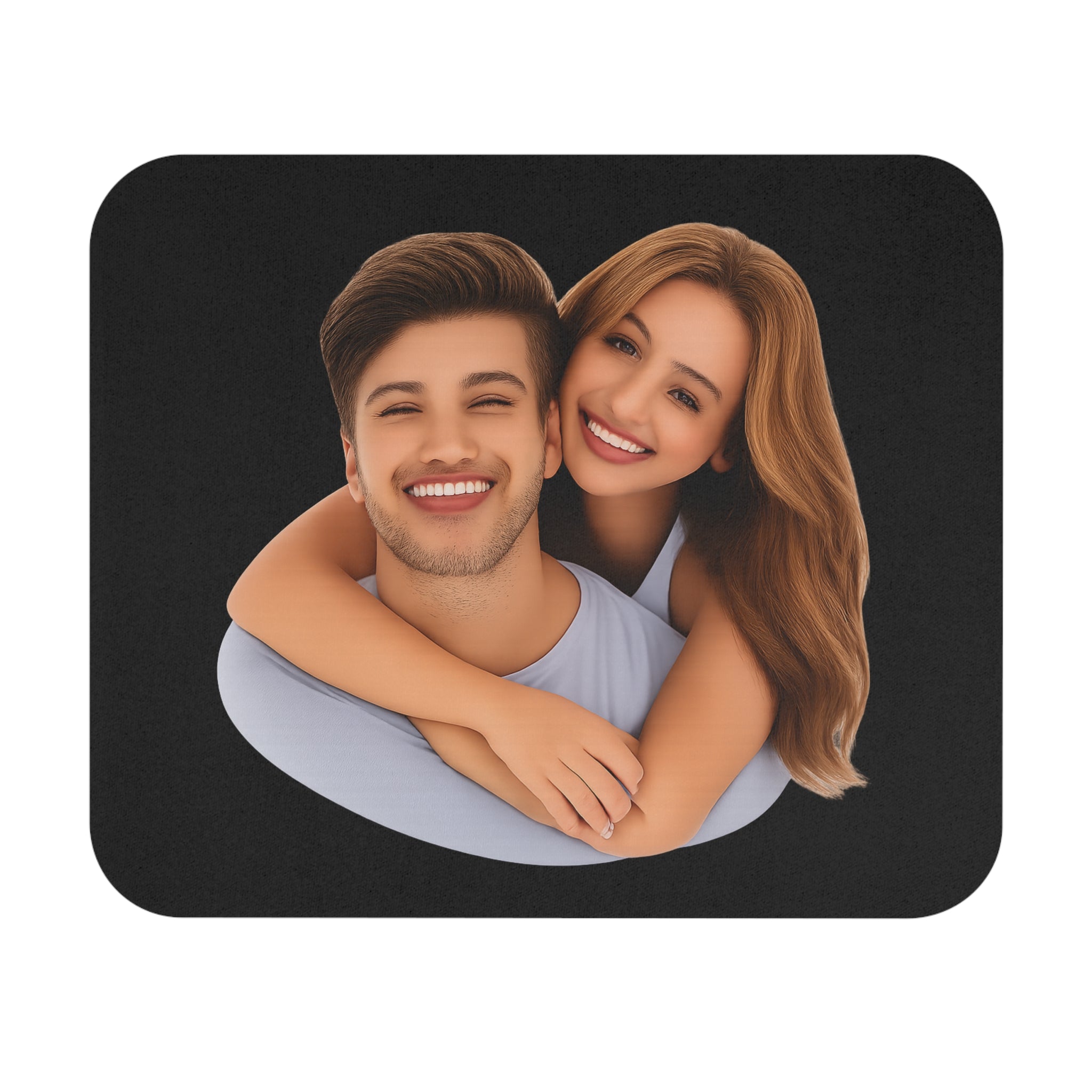 Personalized Photo Mouse Pad — Custom Romantic Desk Mousepad
