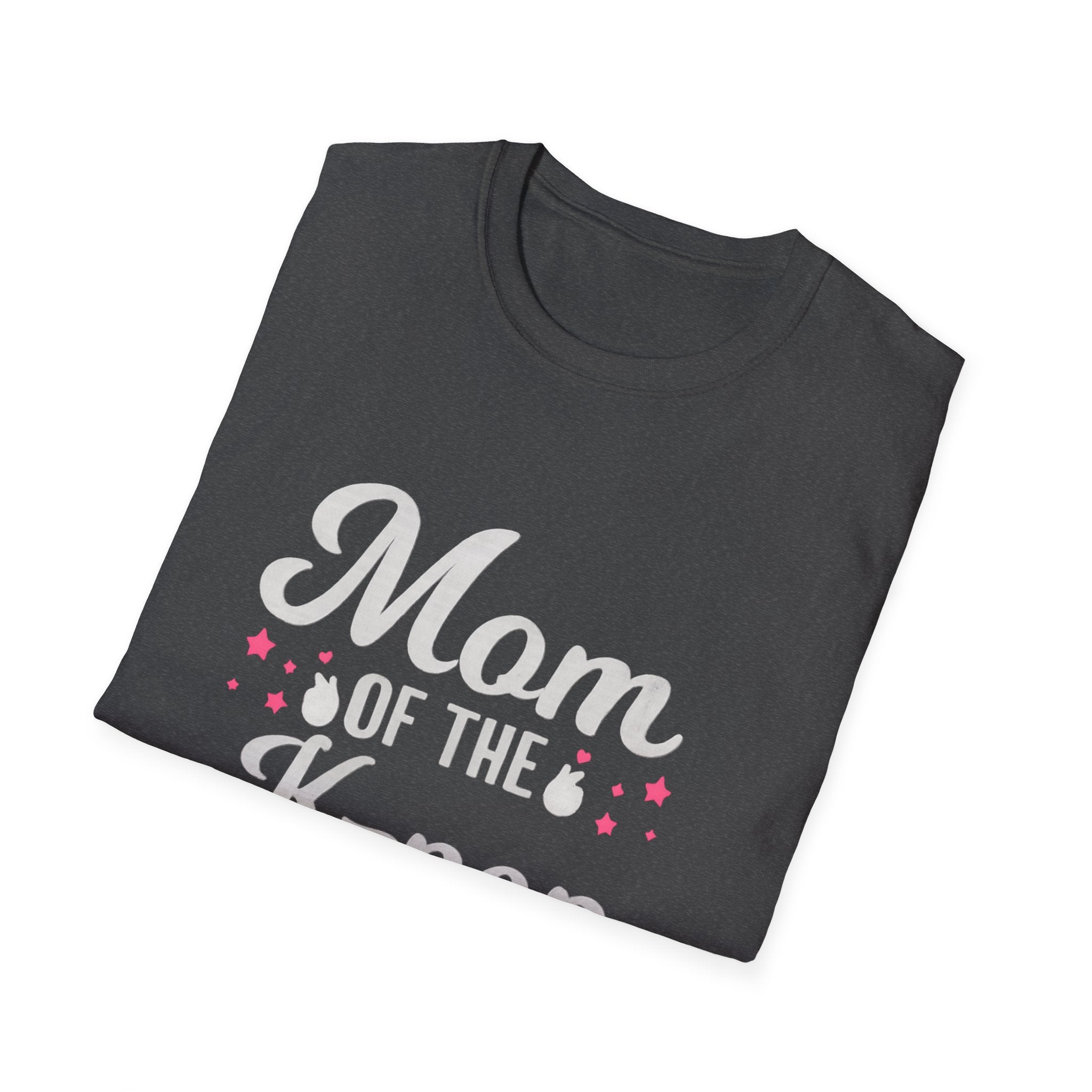 Mom of the K-pop Girl T-Shirt  Kpop Fan Tee, Cute Floral Lettering
