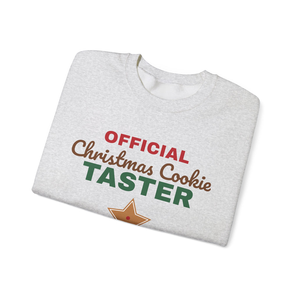 Official Christmas Cookie Taster Sweatshirt — Funny Holiday Baking Crewneck