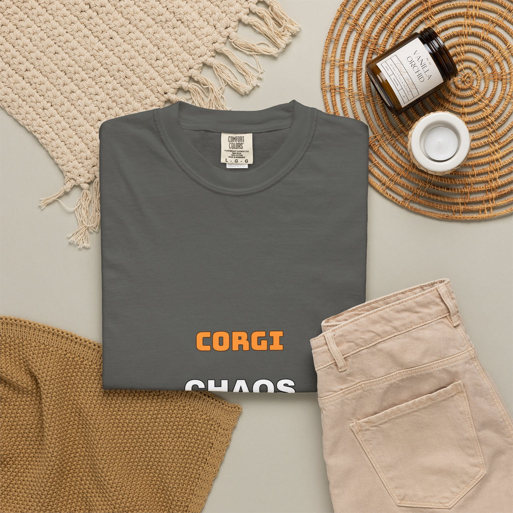 Corgi Chaos Coordinator Shirt — Funny Corgi Mom Dad Dog Tee