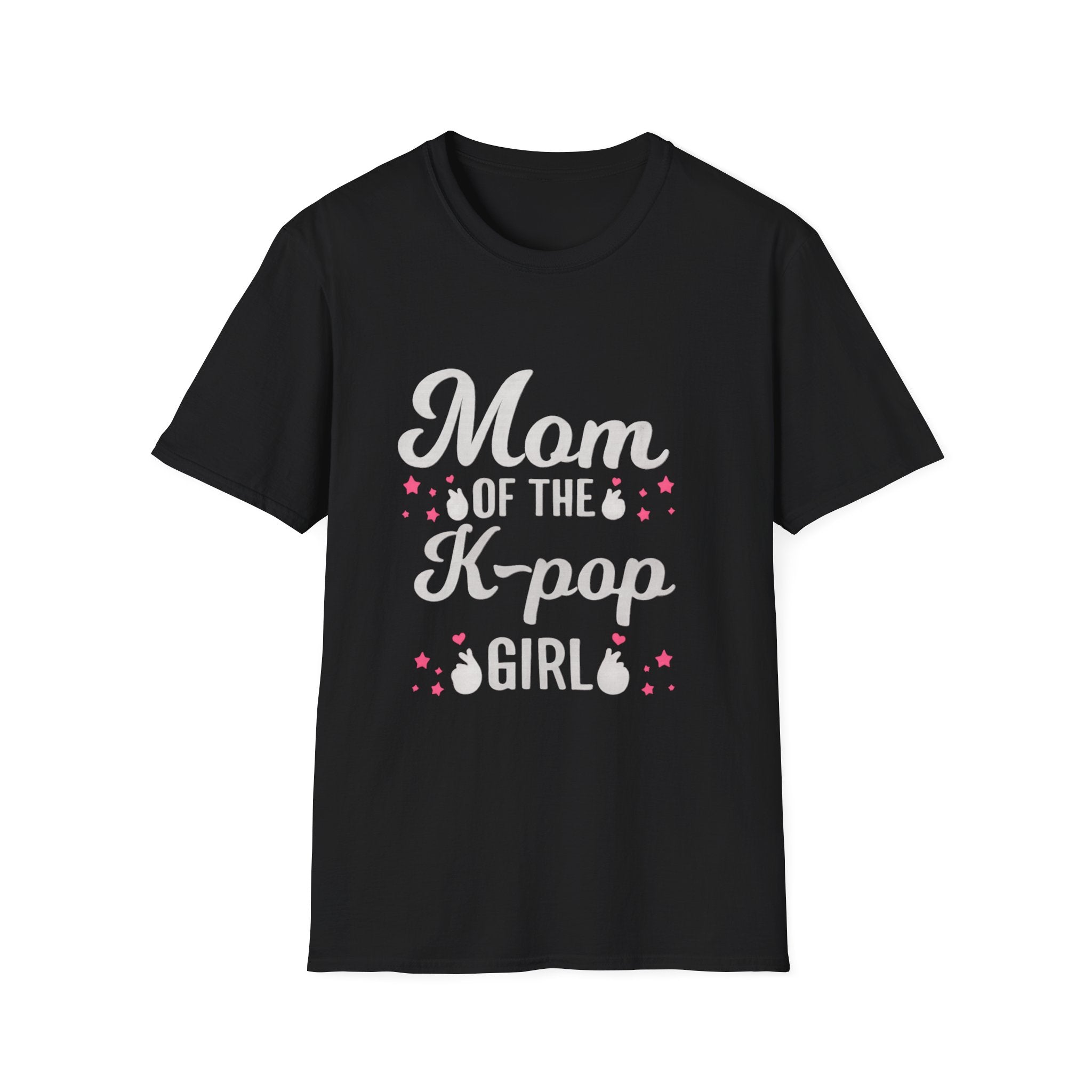 Mom of the K-pop Girl T-Shirt  Kpop Fan Tee, Cute Floral Lettering