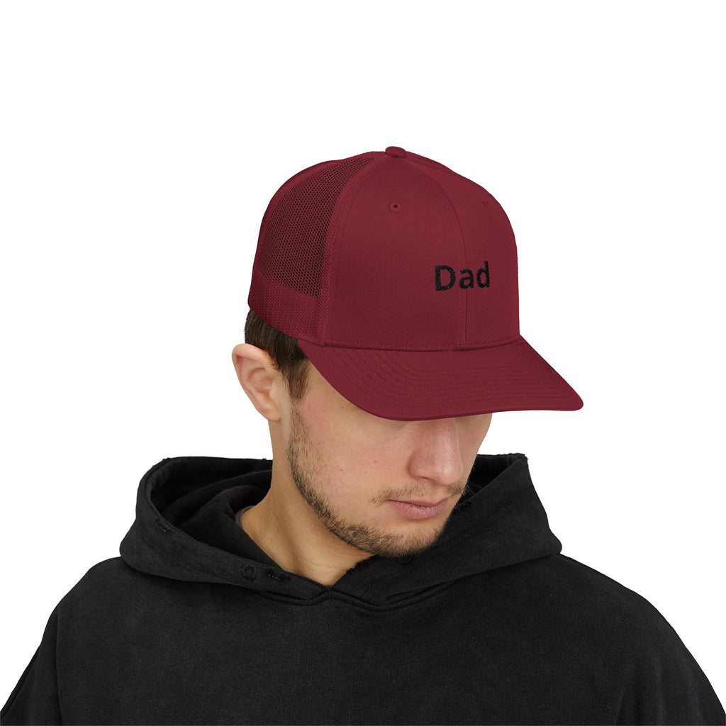 Mom Snapback Trucker Cap — Minimal Embroidered Mom Hat, Mother’s Day Gift