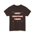 Cozy Christmas Vibes Tee — Retro 70s Groovy Holiday T-Shirt