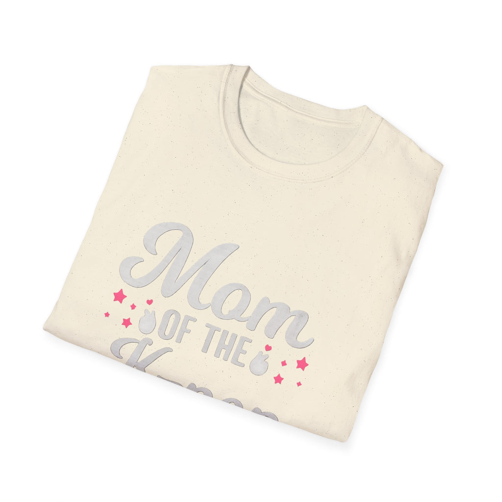 Mom of the K-pop Girl T-Shirt  Kpop Fan Tee, Cute Floral Lettering