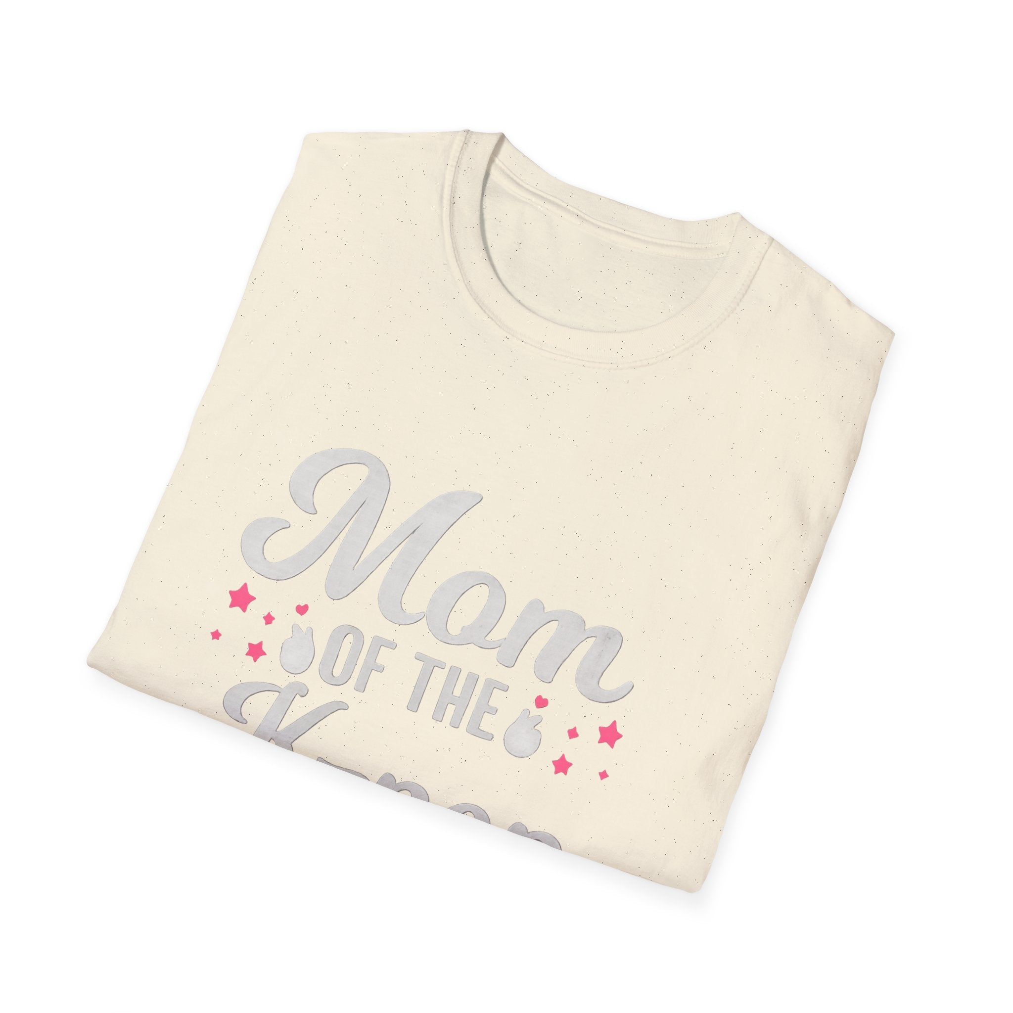 Mom of the K-pop Girl T-Shirt  Kpop Fan Tee, Cute Floral Lettering