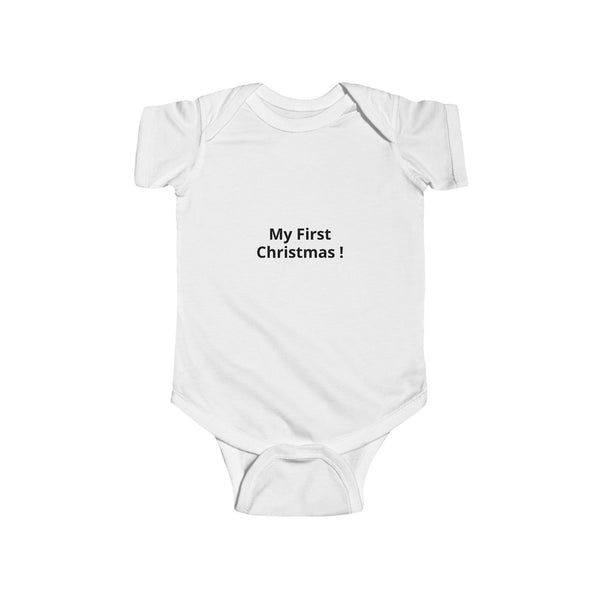 My First Christmas! Infant Bodysuit – Baby First Christmas Onesie