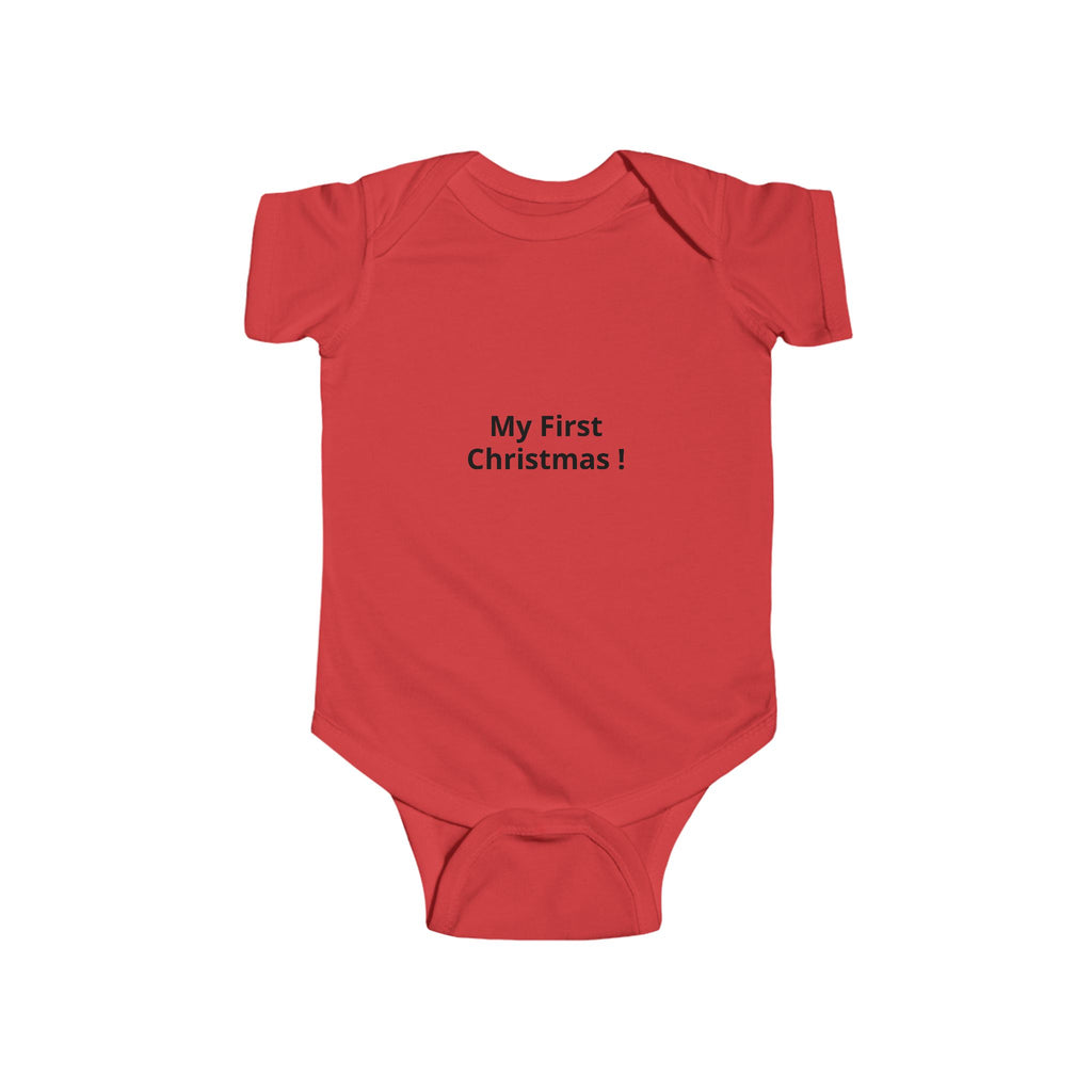 My First Christmas! Infant Bodysuit – Baby First Christmas Onesie