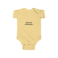 My First Christmas! Infant Bodysuit – Baby First Christmas Onesie