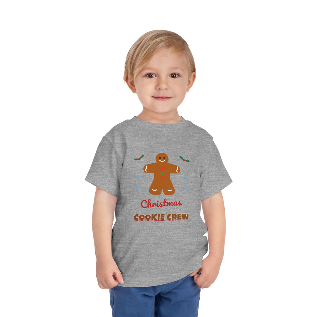 Christmas Cookie Crew Toddler Tee — Gingerbread Holiday Kids T-Shirt