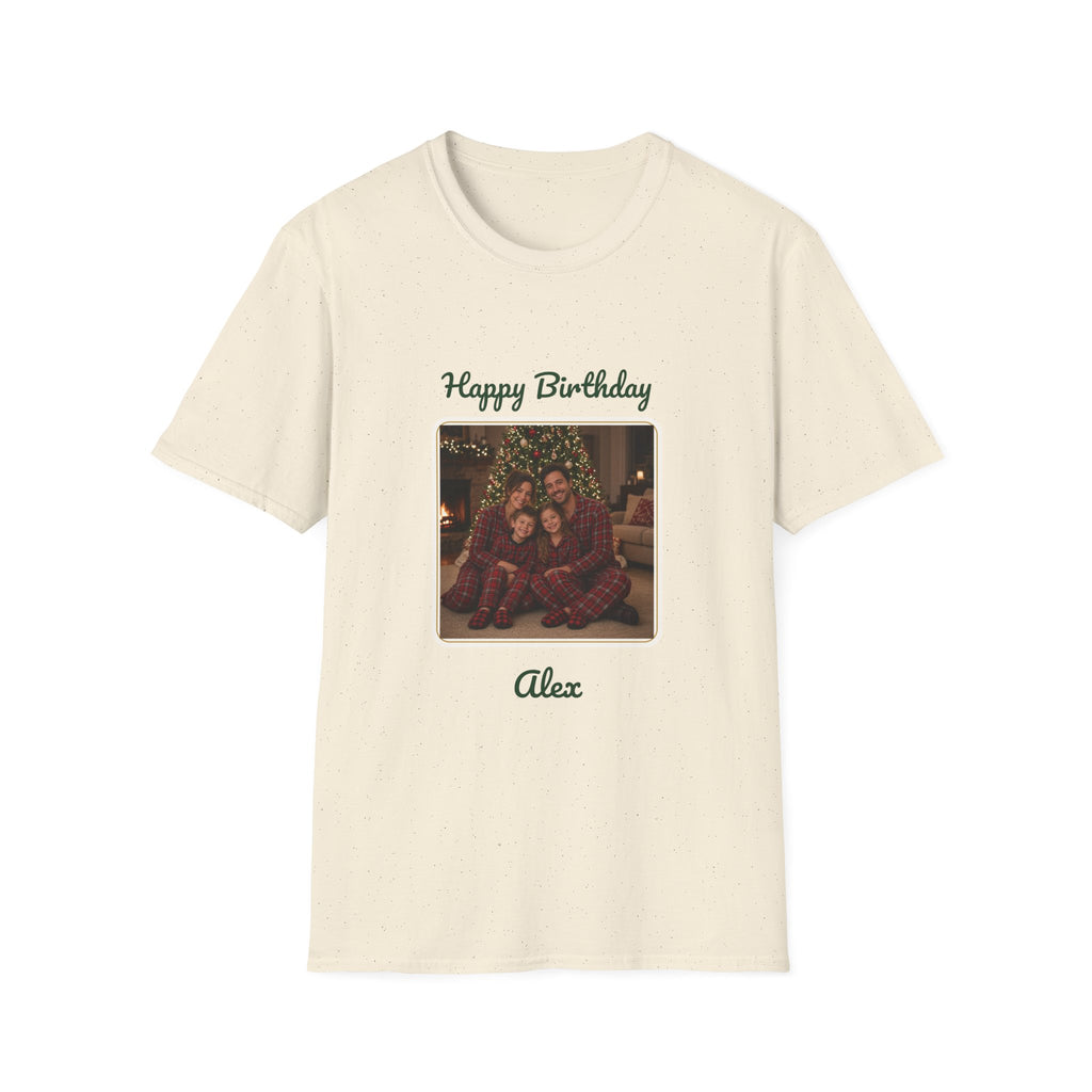 Happy Birthday Photo Tee — Personalized Birthday Shirt for Kids