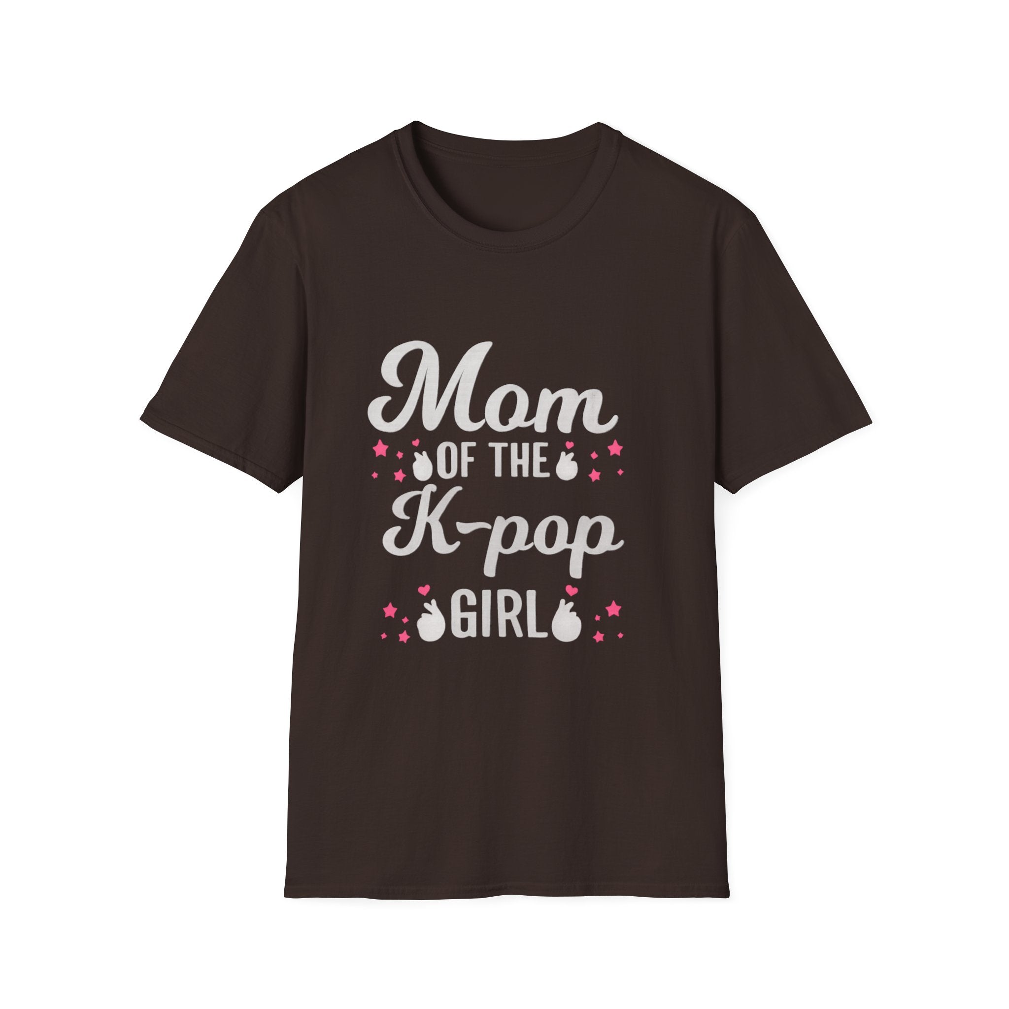 Mom of the K-pop Girl T-Shirt  Kpop Fan Tee, Cute Floral Lettering