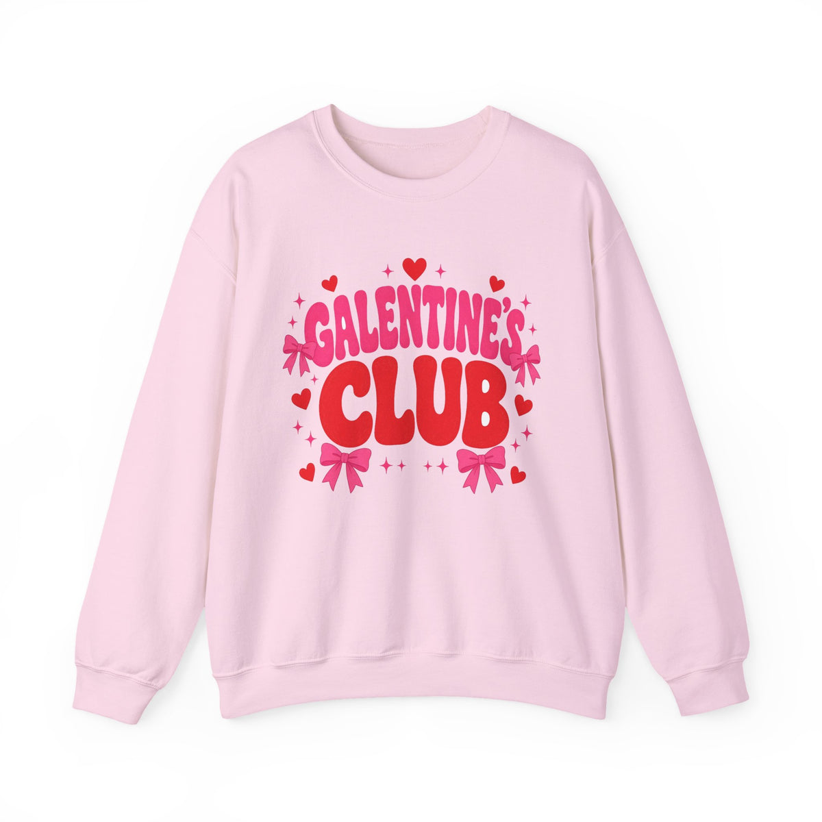 Galentine's Club Sweatshirt — Retro Valentine's Day Crewneck for Besties