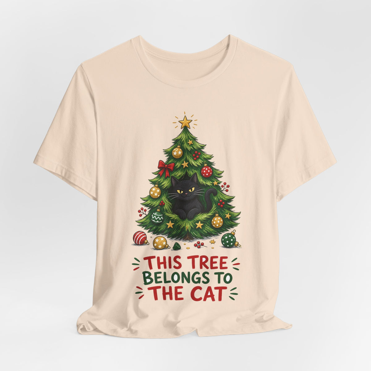 This Tree Belongs to the Cat Shirt — Funny Cat Christmas Tee