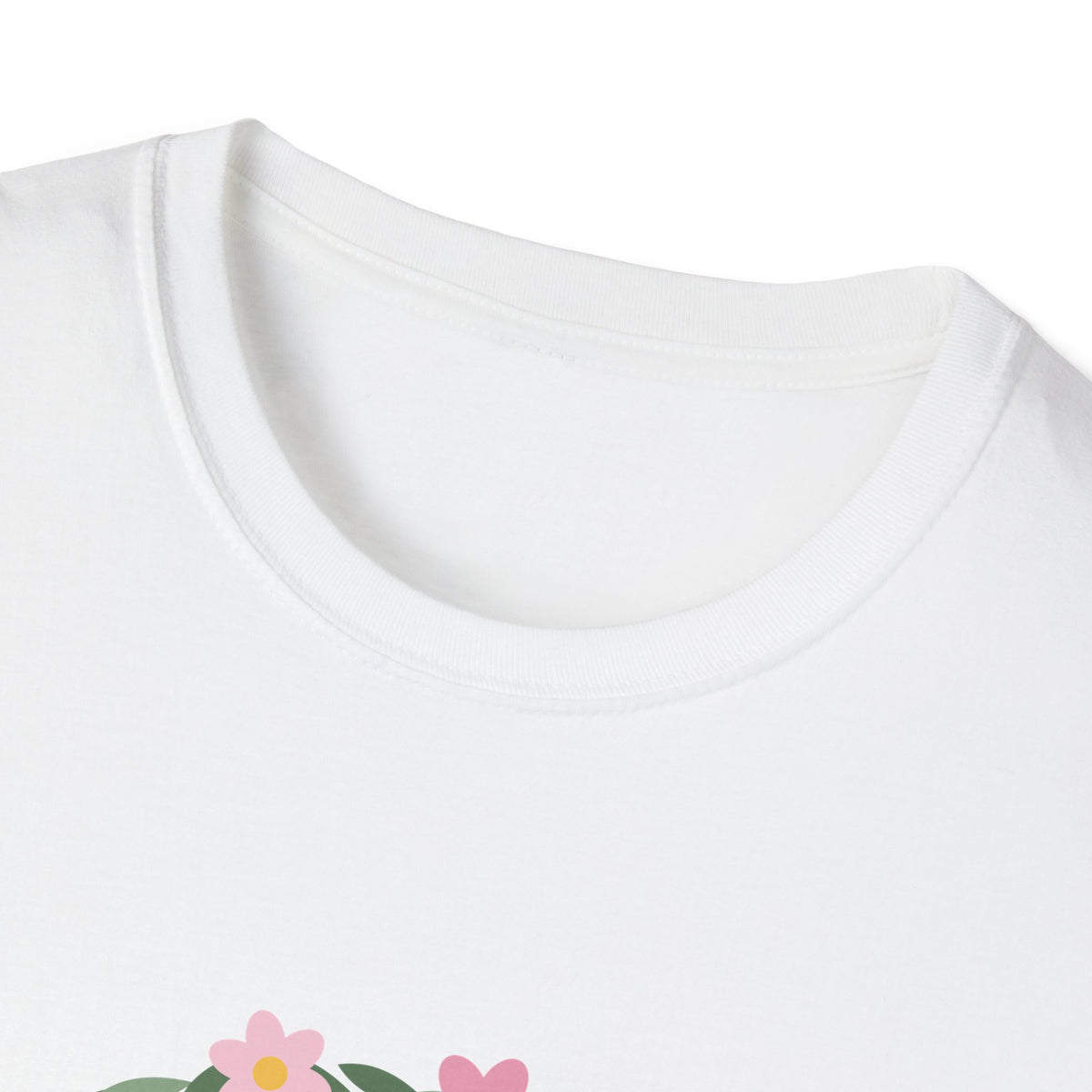 Blessed Mama Floral Wreath Tee — Christian Mom T-Shirt, Mother's Day Gift