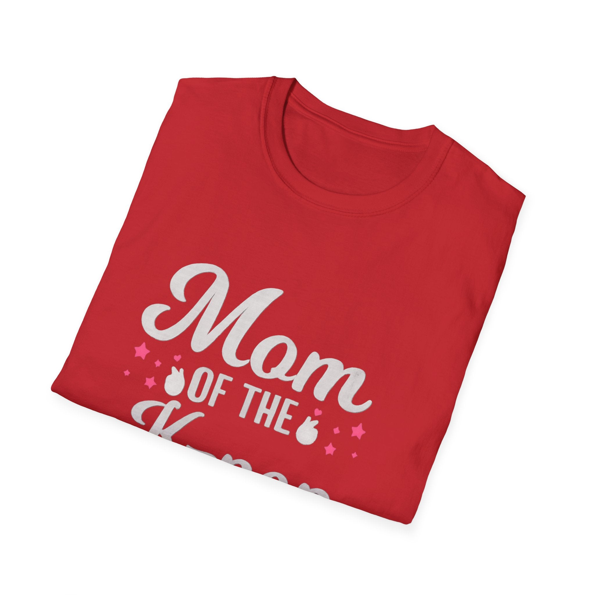 Mom of the K-pop Girl T-Shirt  Kpop Fan Tee, Cute Floral Lettering