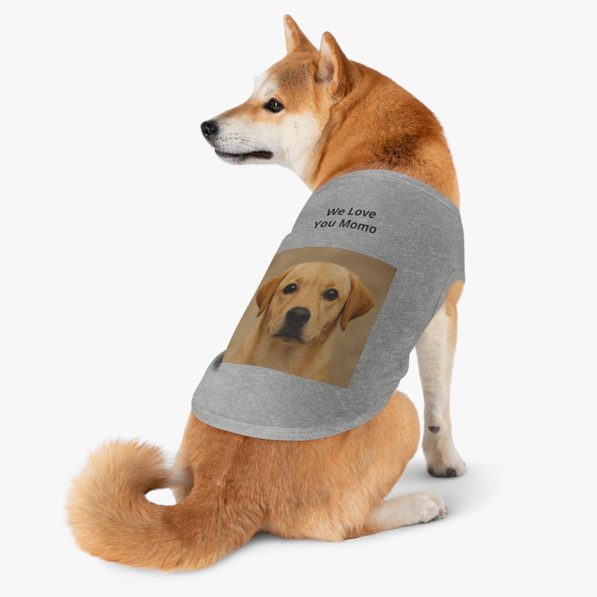Puppy Tank Top — "We Love You ..." Pet Shirt