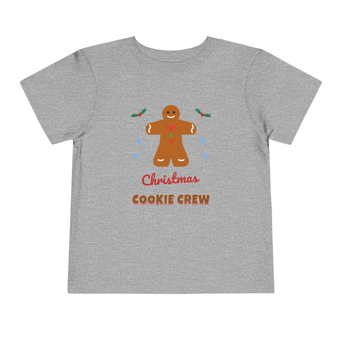 Christmas Cookie Crew Toddler Tee — Gingerbread Holiday Kids T-Shirt