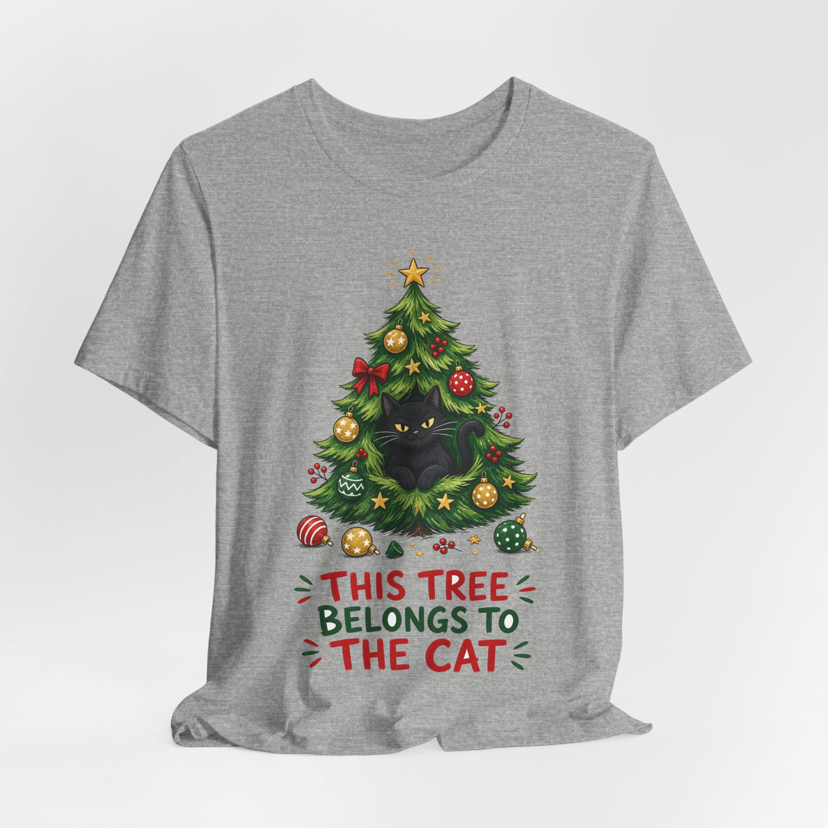 This Tree Belongs to the Cat Shirt — Funny Cat Christmas Tee