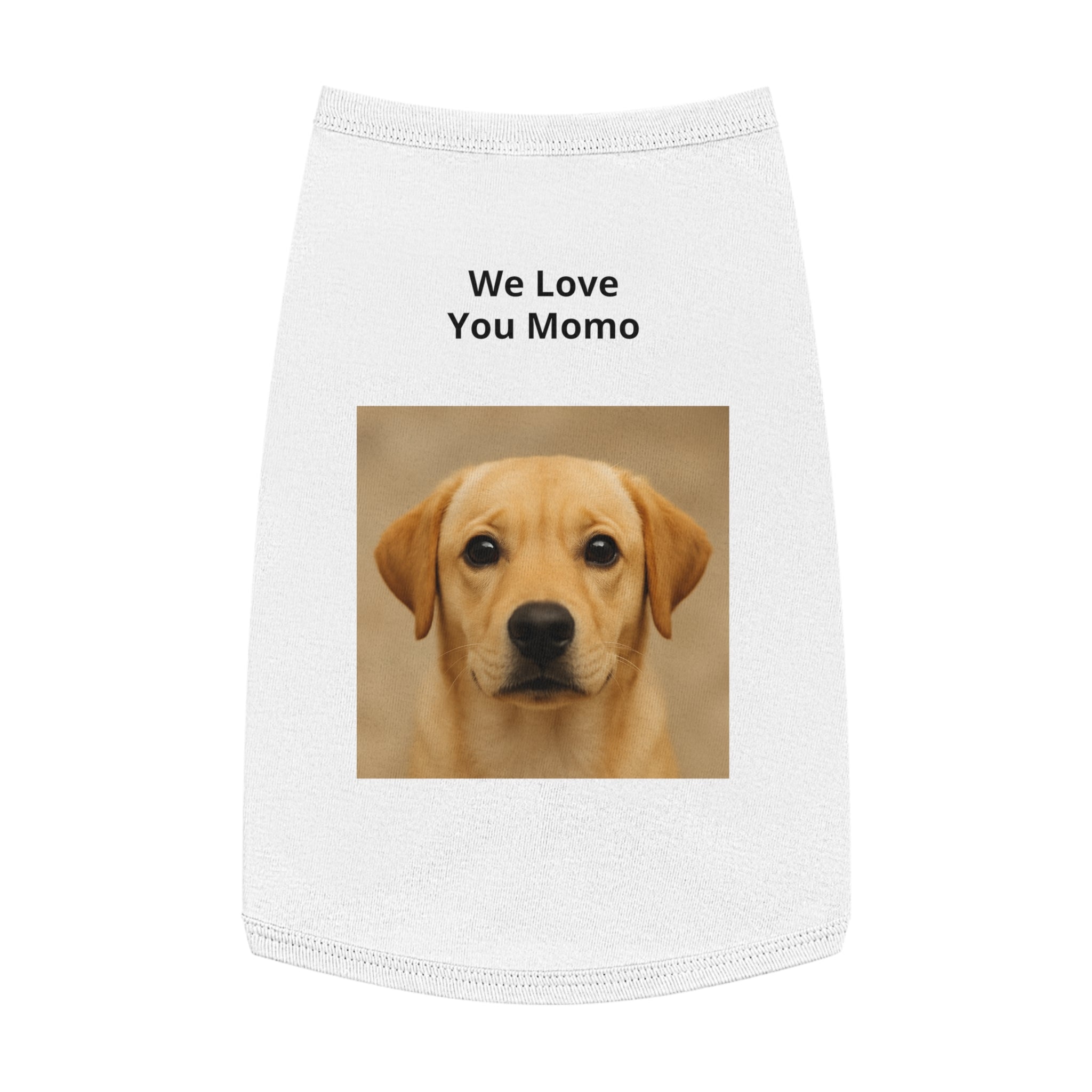 Puppy Tank Top — "We Love You ..." Pet Shirt