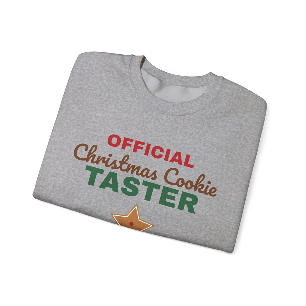 Official Christmas Cookie Taster Sweatshirt — Funny Holiday Baking Crewneck