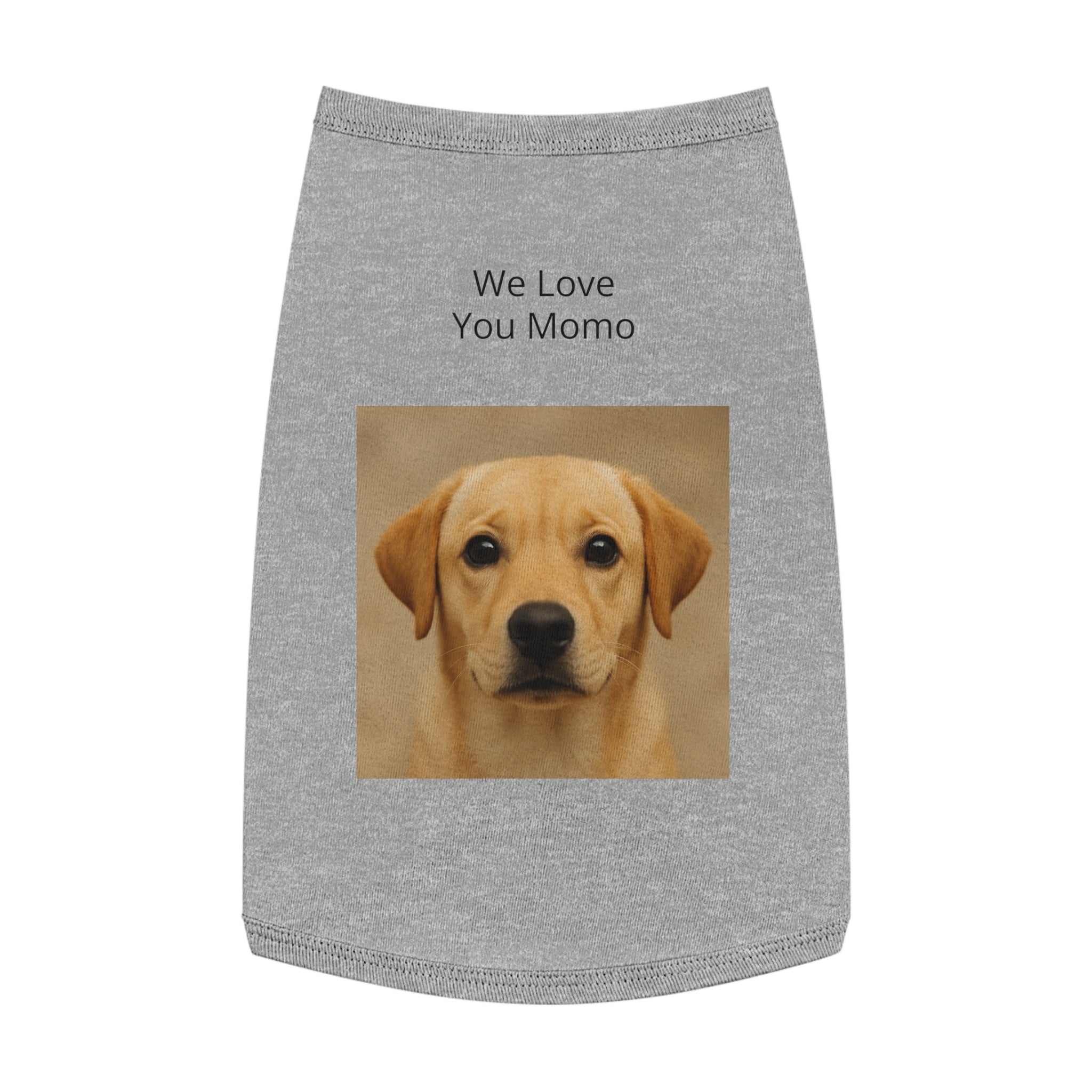 Puppy Tank Top — "We Love You ..." Pet Shirt