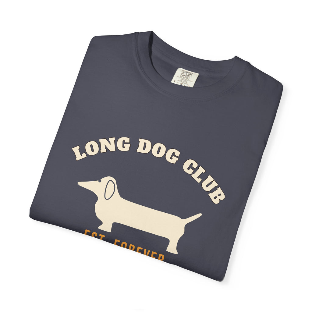 Long Dog Club Shirt — Retro Dachshund Mom & Dad Tee