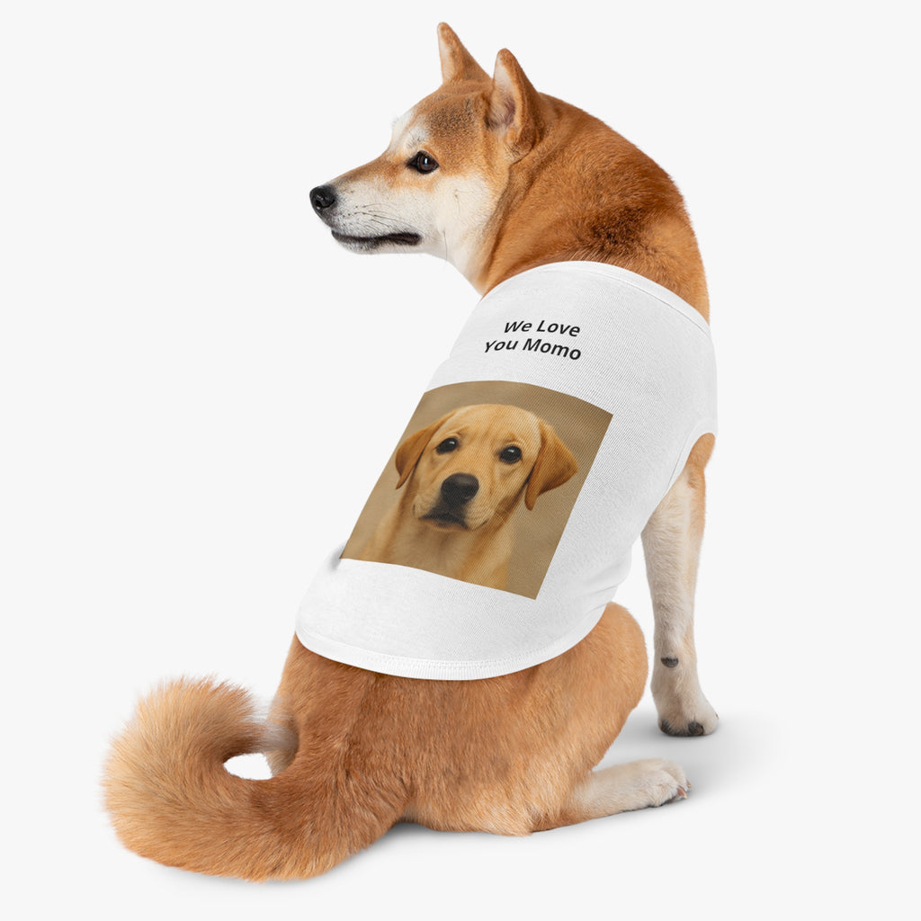 Puppy Tank Top — "We Love You ..." Pet Shirt