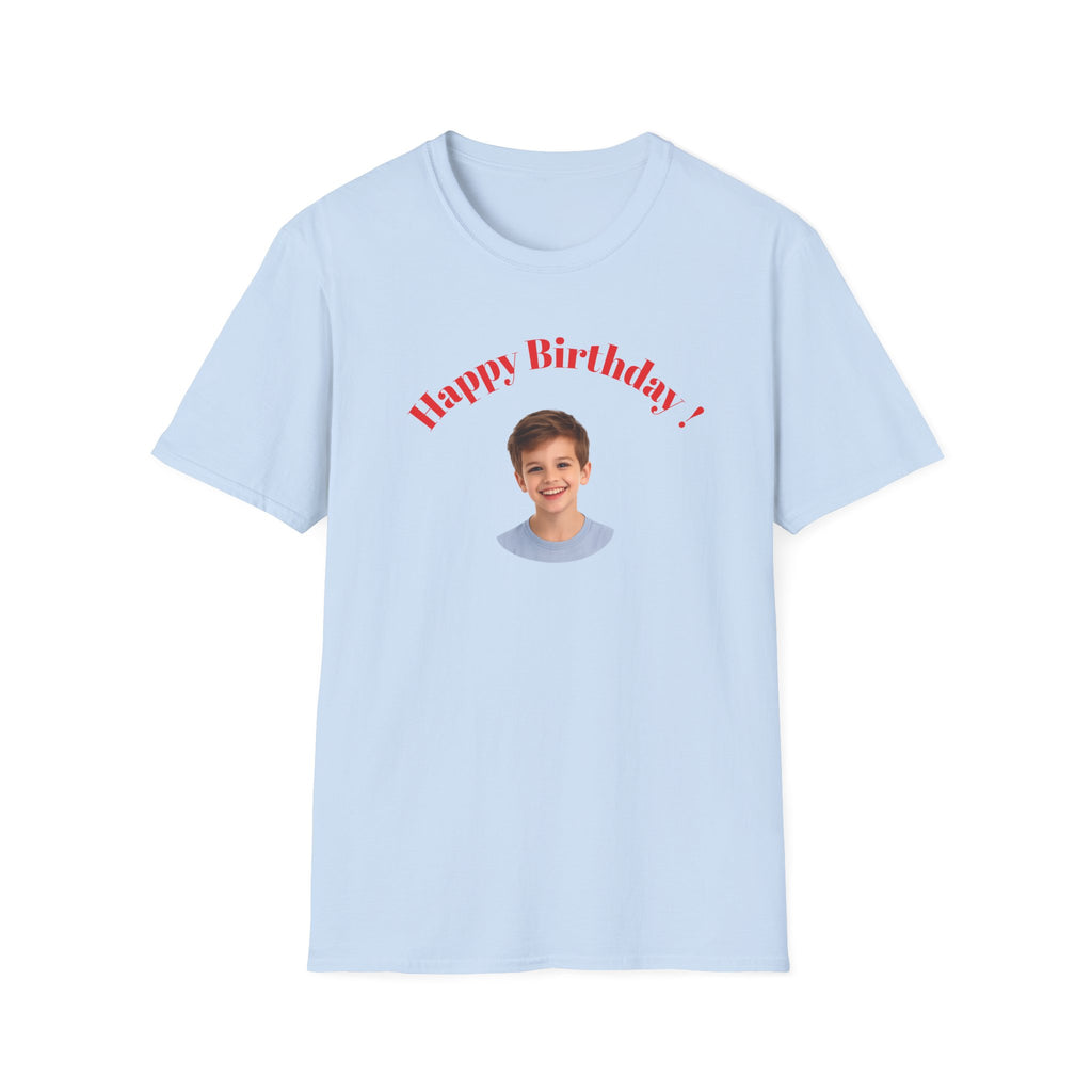 Happy Birthday Photo Tee — Personalized Birthday Shirt for Kids