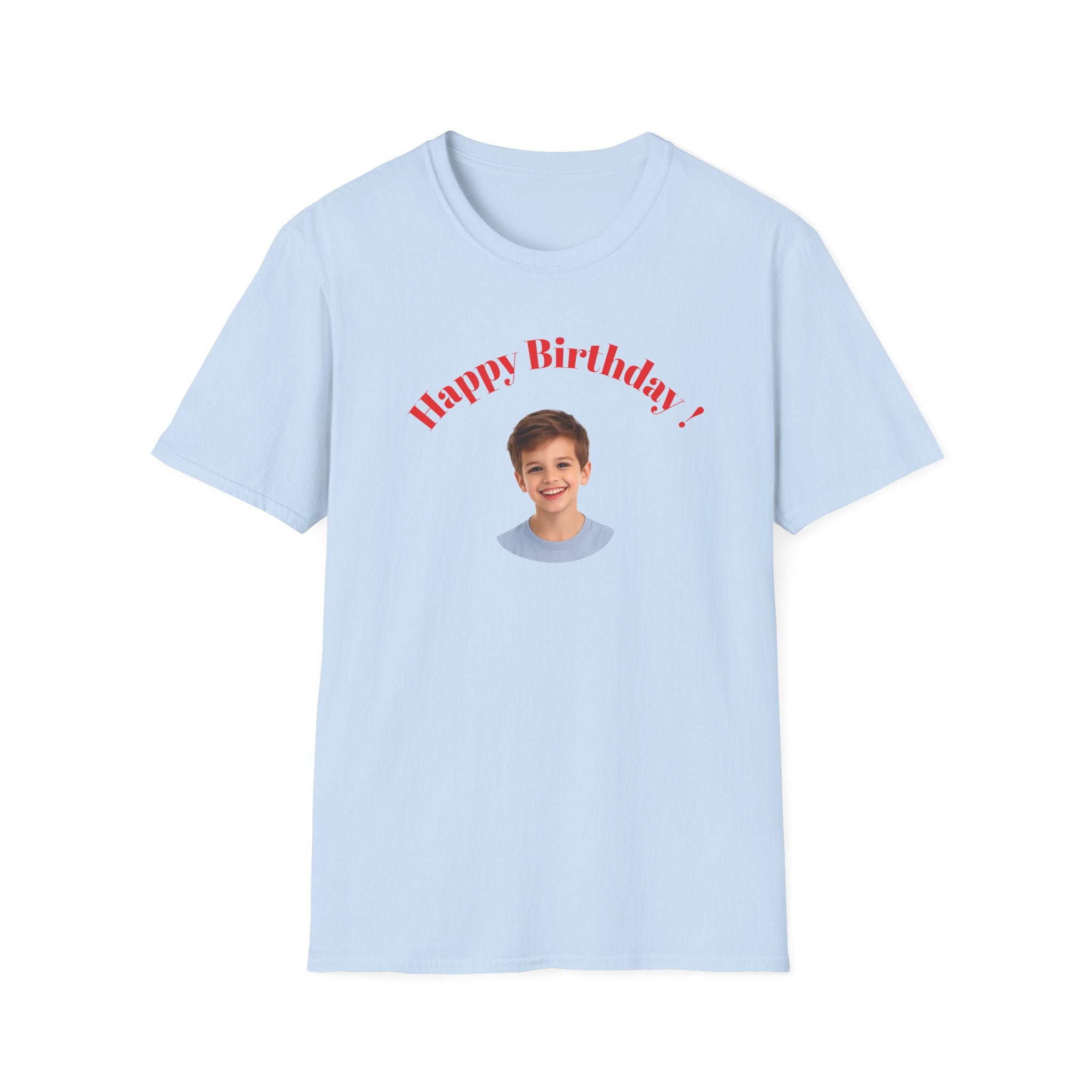 Happy Birthday Photo Tee — Personalized Birthday Shirt for Kids