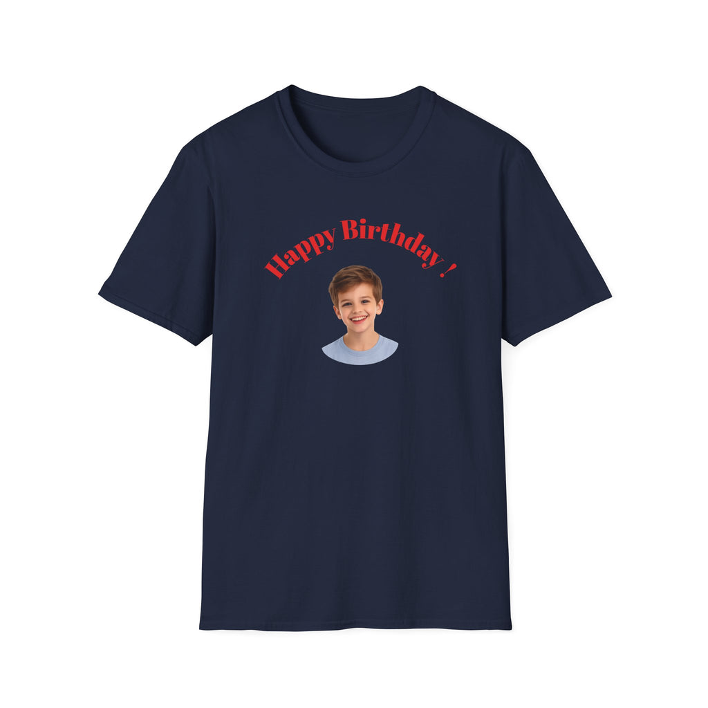 Happy Birthday Photo Tee — Personalized Birthday Shirt for Kids
