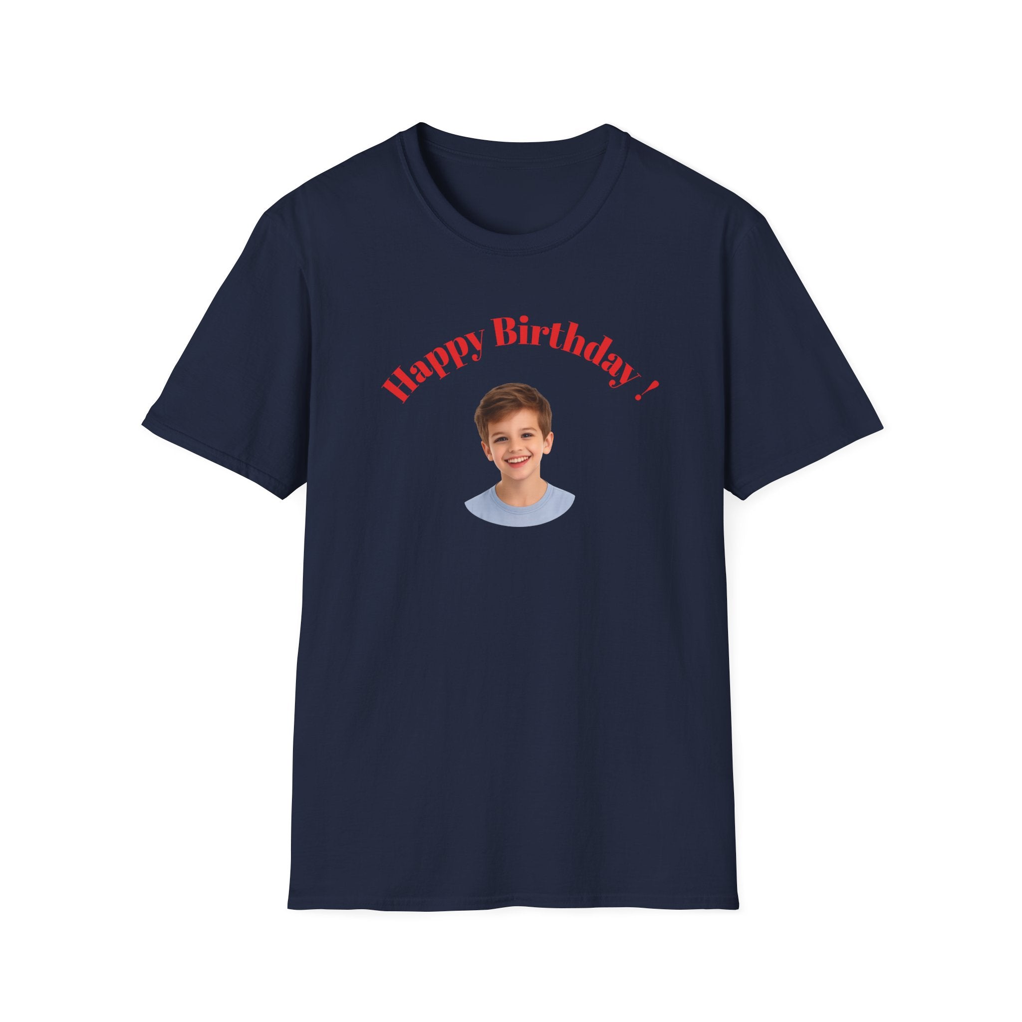Happy Birthday Photo Tee — Personalized Birthday Shirt for Kids