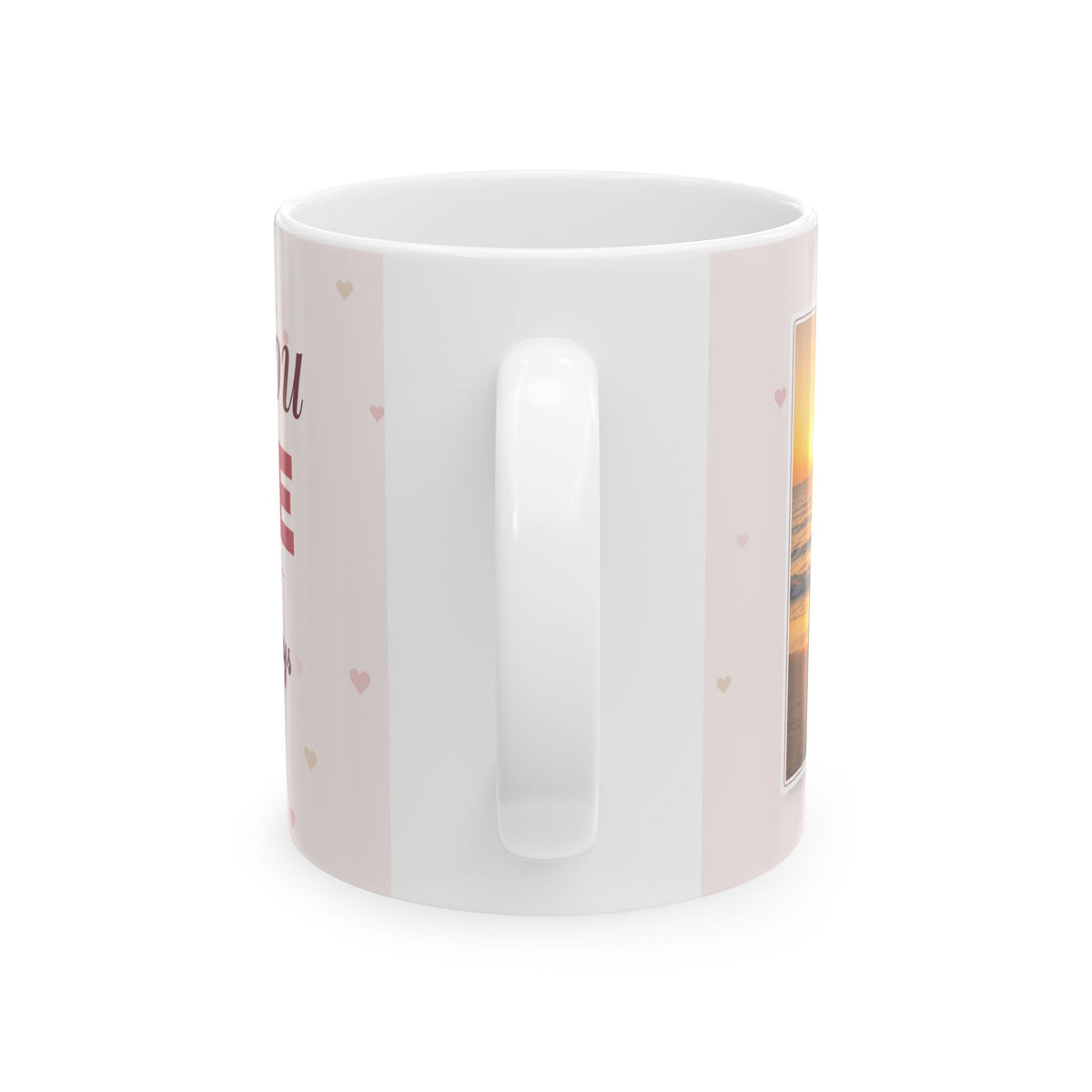 Personalized Couple Photo Mug — I Love You More Custom Picture Coffee Mug 11oz