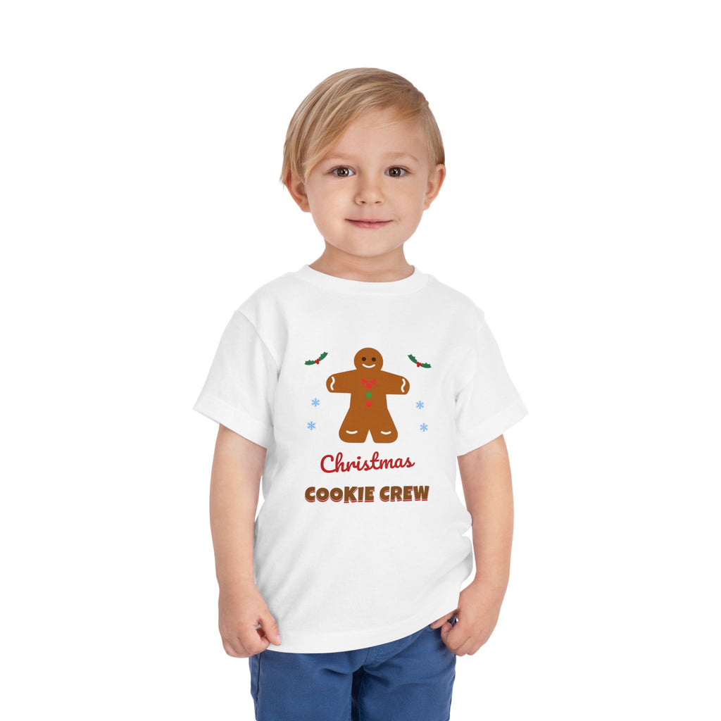 Christmas Cookie Crew Toddler Tee — Gingerbread Holiday Kids T-Shirt