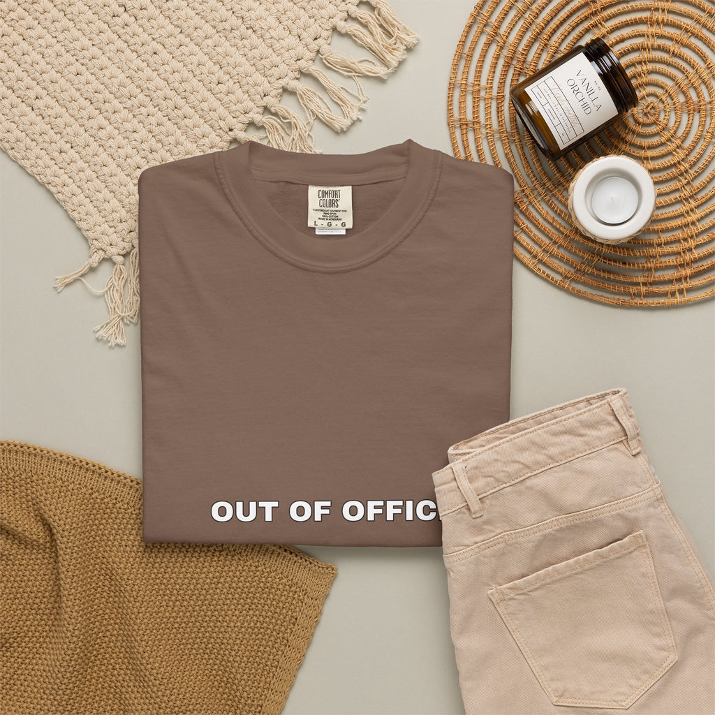 Out of Office Emotionally Shirt — Funny Burnout Friday Tee