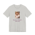 Our First Mother's Day Photo Tee — Personalized Floral Mother's Day T-Shirt
