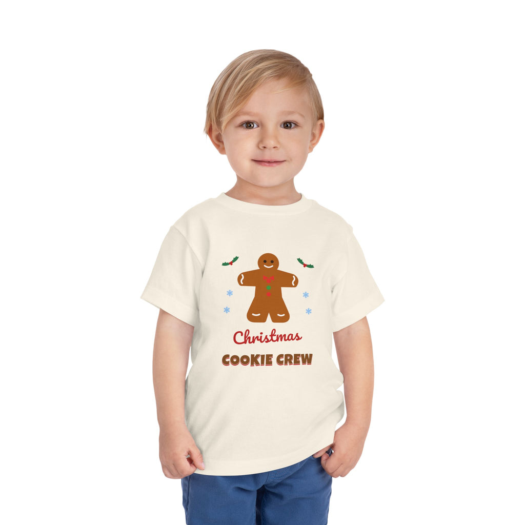 Christmas Cookie Crew Toddler Tee — Gingerbread Holiday Kids T-Shirt