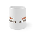 Pumpkin Spice & Overthinking Mug — Funny Fall Coffee Cup 11oz