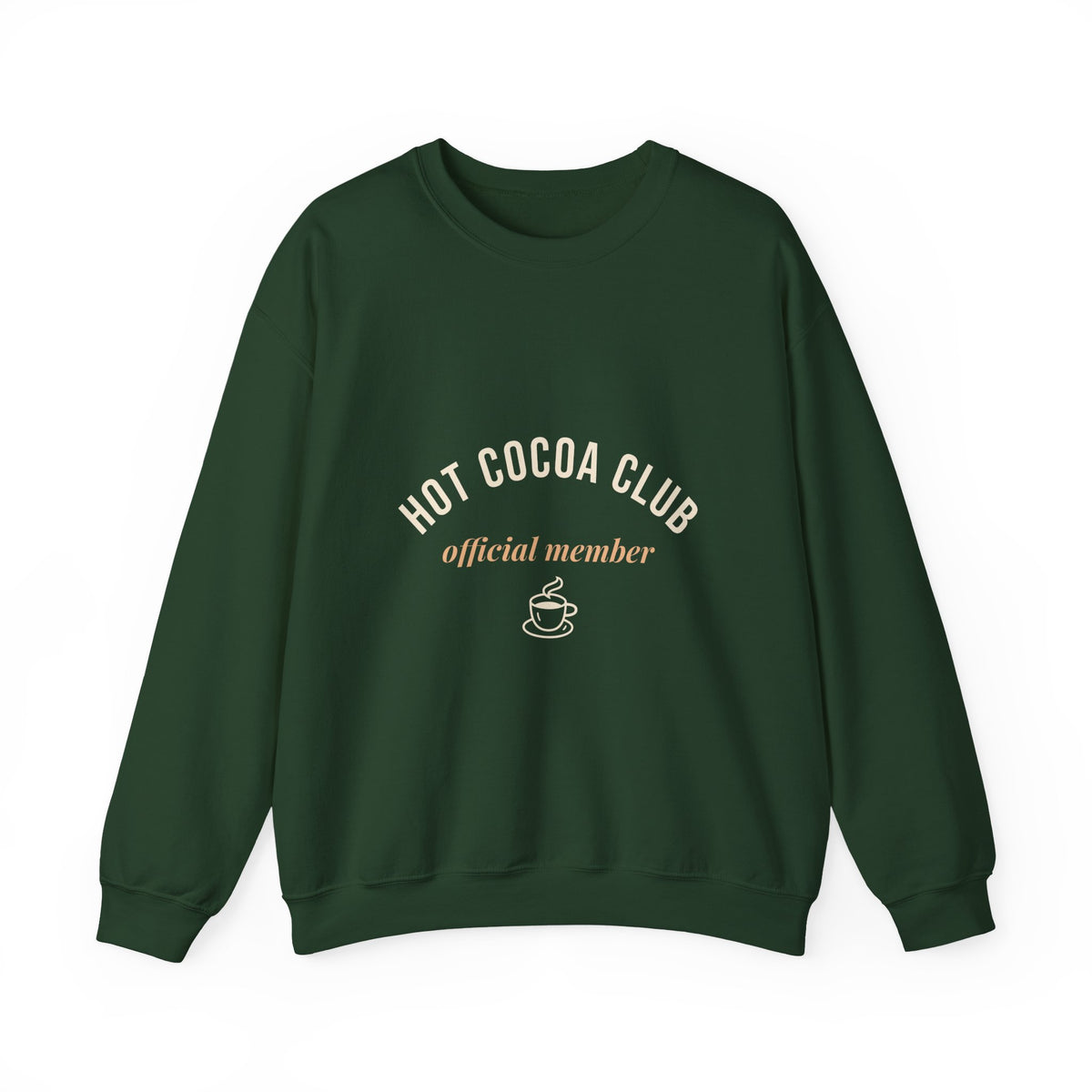 Hot Cocoa Club Sweatshirt — Cozy Christmas Crewneck