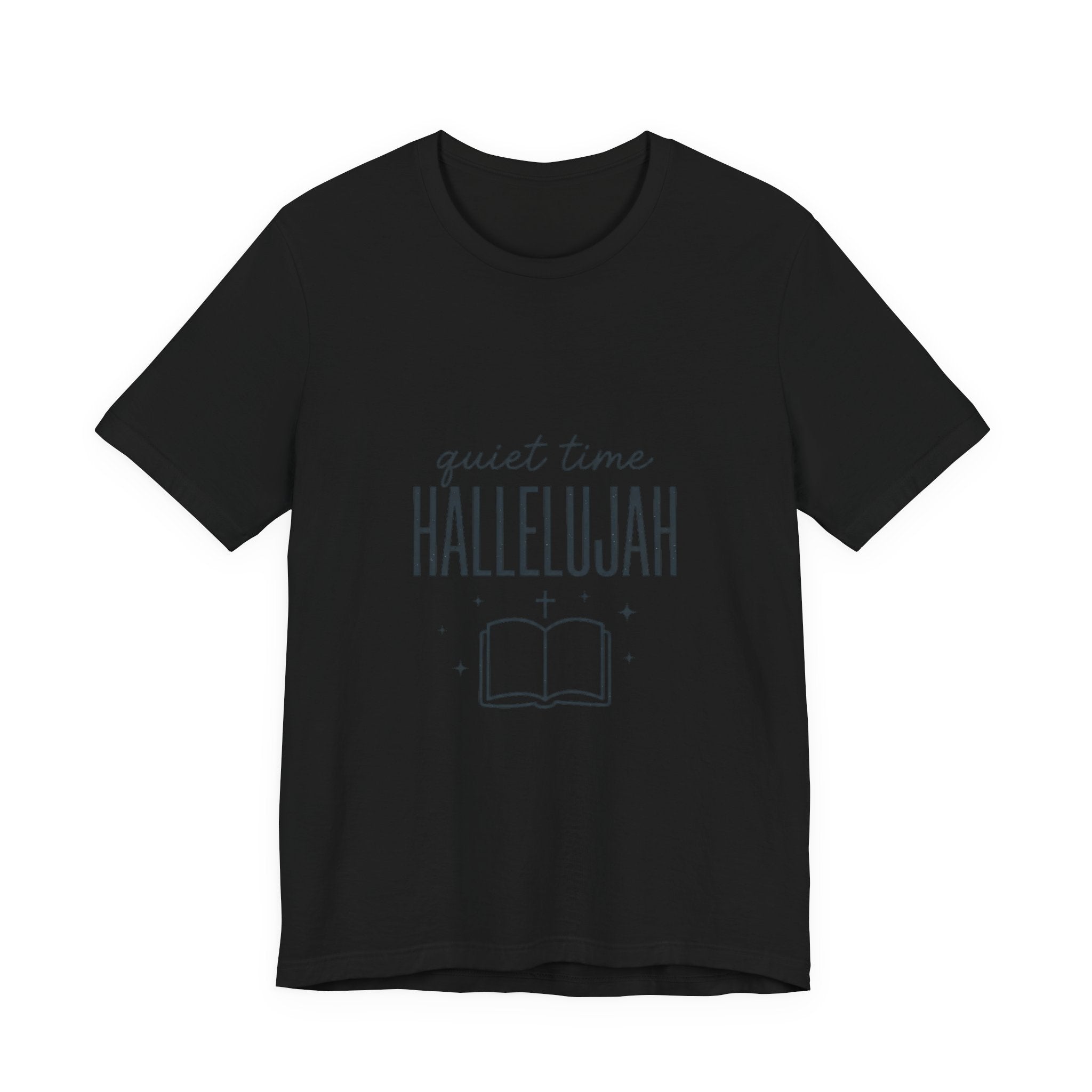 Quiet Time Hallelujah Tee | Christian Typography, Faith Shirt