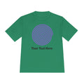 Hypnotic Spiral Tee – Customizable Purple Spiral T-Shirt