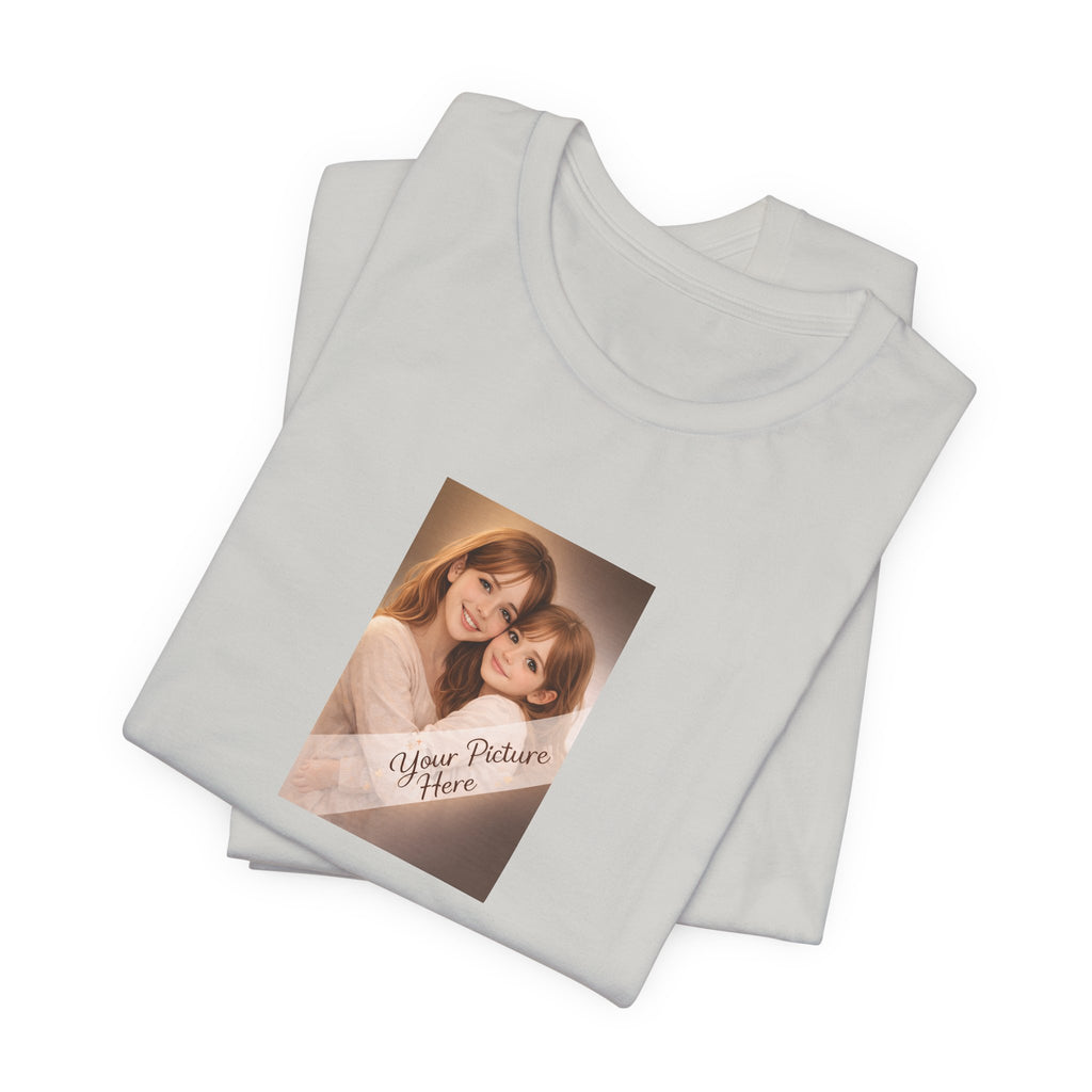 Our First Mother's Day Photo Tee — Personalized Floral Mother's Day T-Shirt