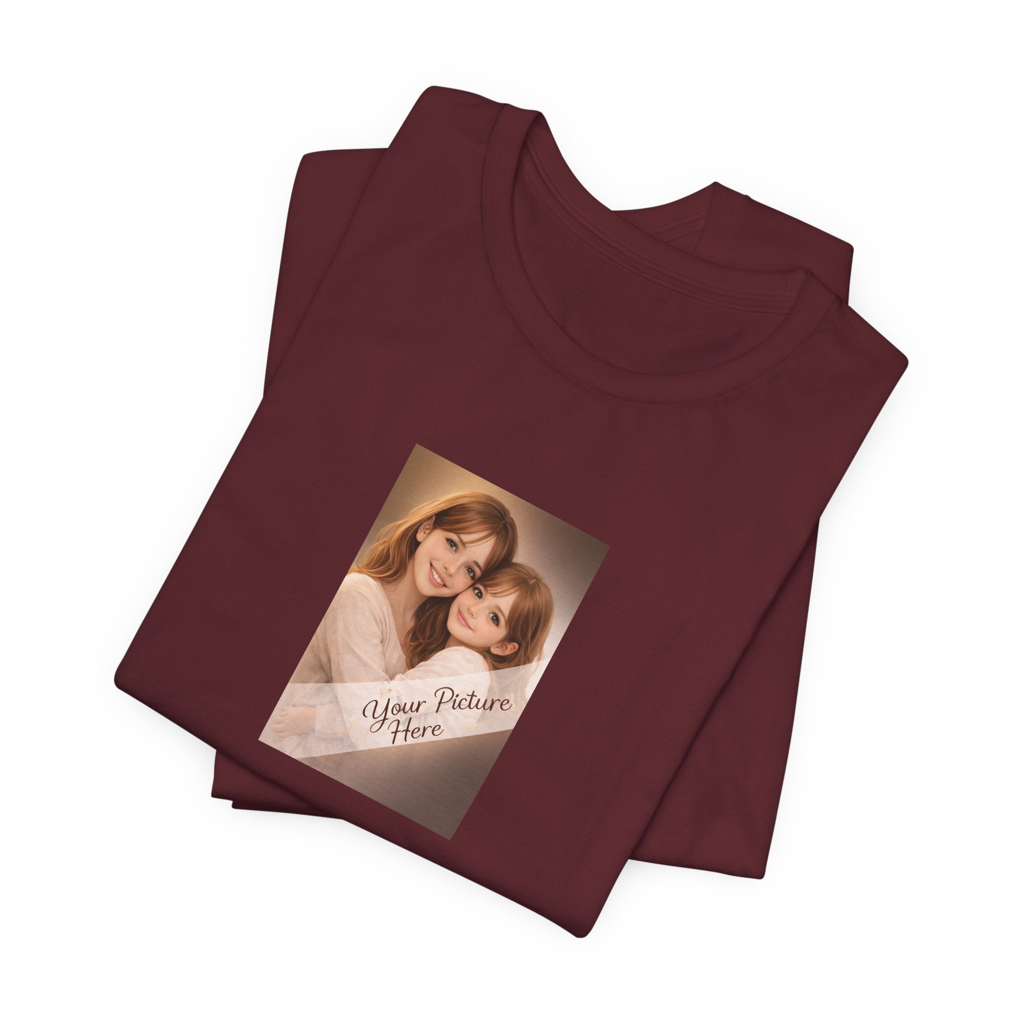 Our First Mother's Day Photo Tee — Personalized Floral Mother's Day T-Shirt