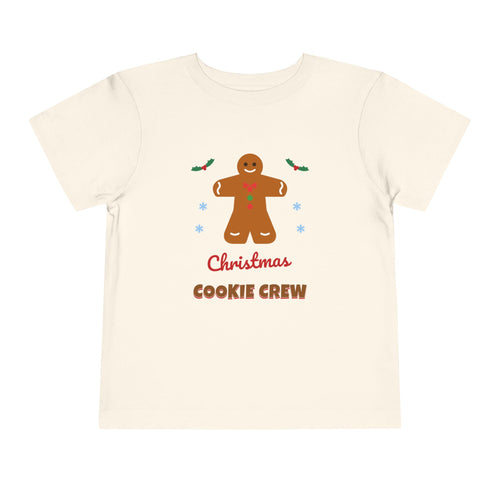 Christmas Cookie Crew Toddler Tee — Gingerbread Holiday Kids T-Shirt