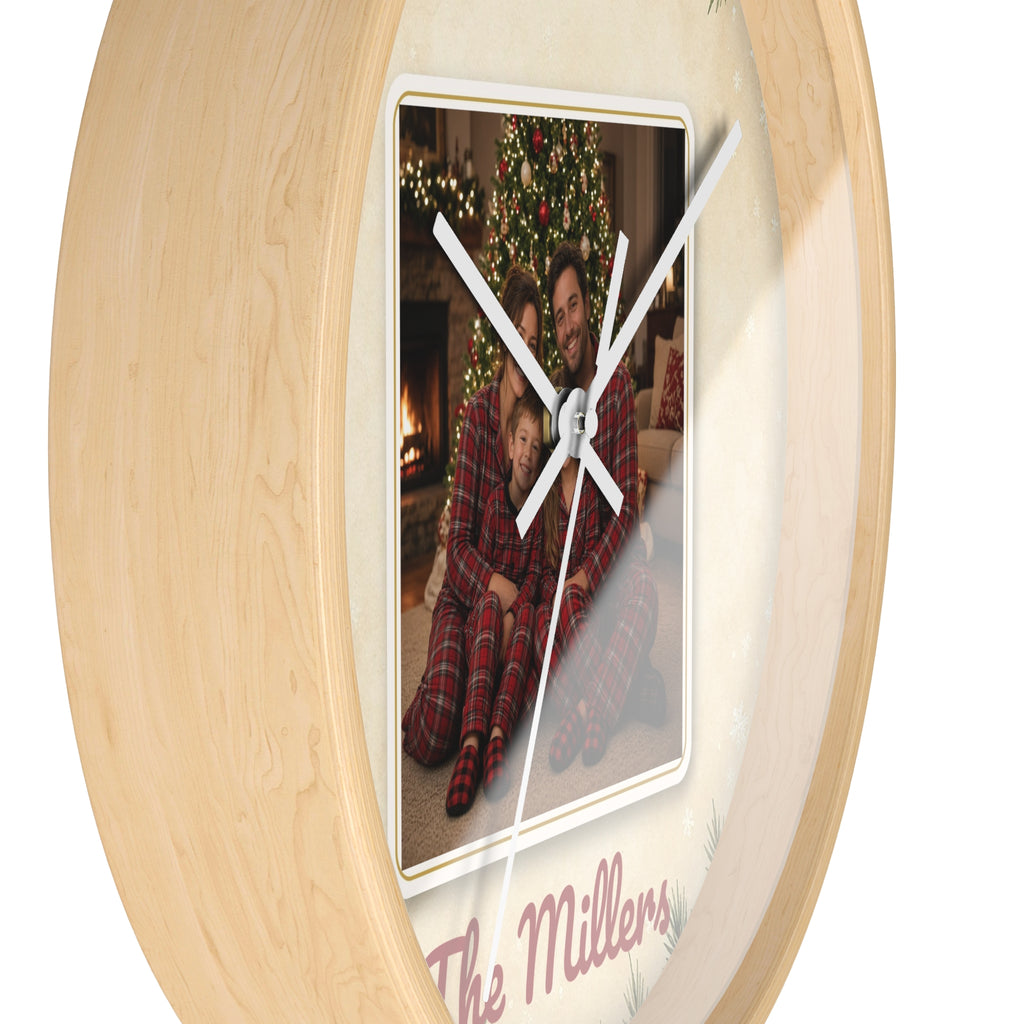 Personalized Photo Wall Clock — Custom Kids Face Clock Gift
