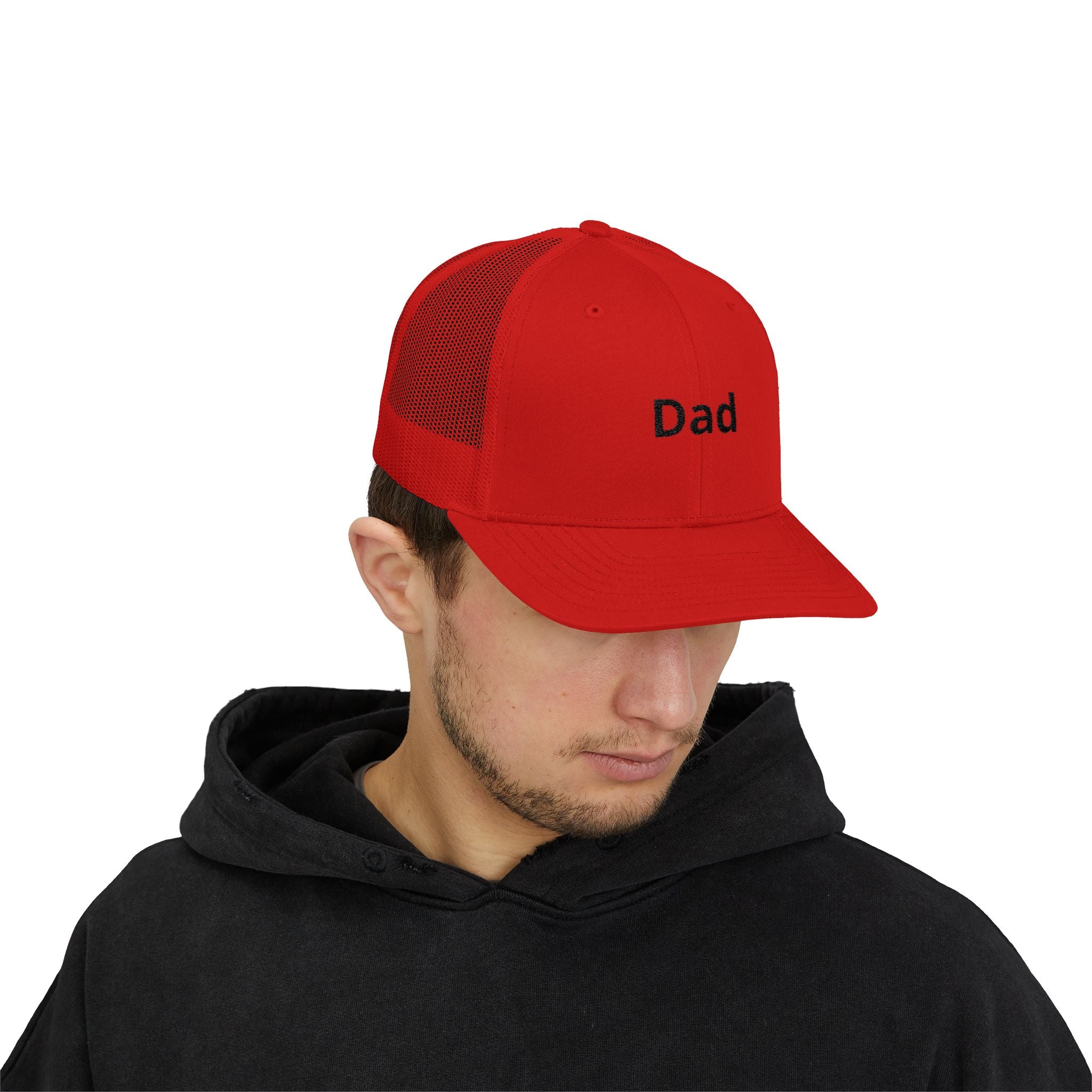 Mom Snapback Trucker Cap — Minimal Embroidered Mom Hat, Mother’s Day Gift