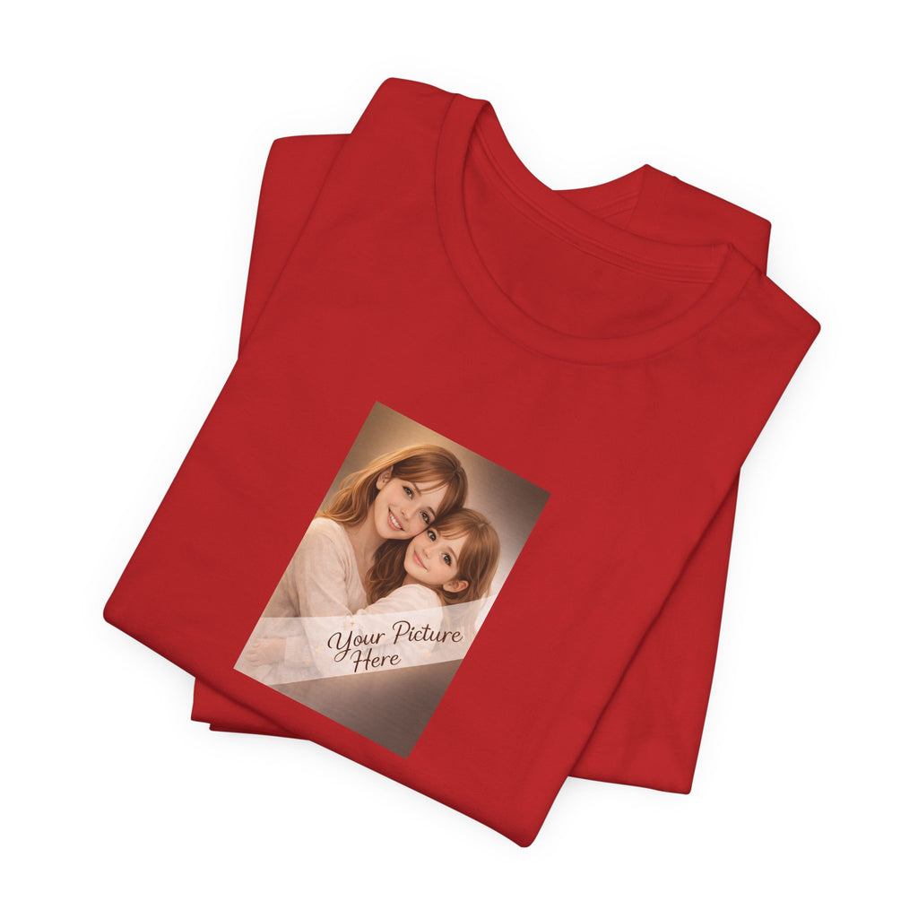 Our First Mother's Day Photo Tee — Personalized Floral Mother's Day T-Shirt